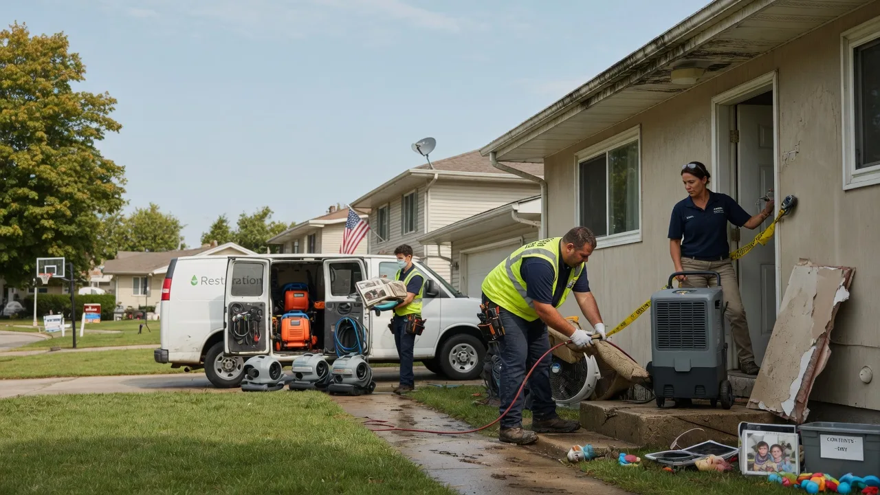 Water Damage Restoration in Briggsville, WI near me